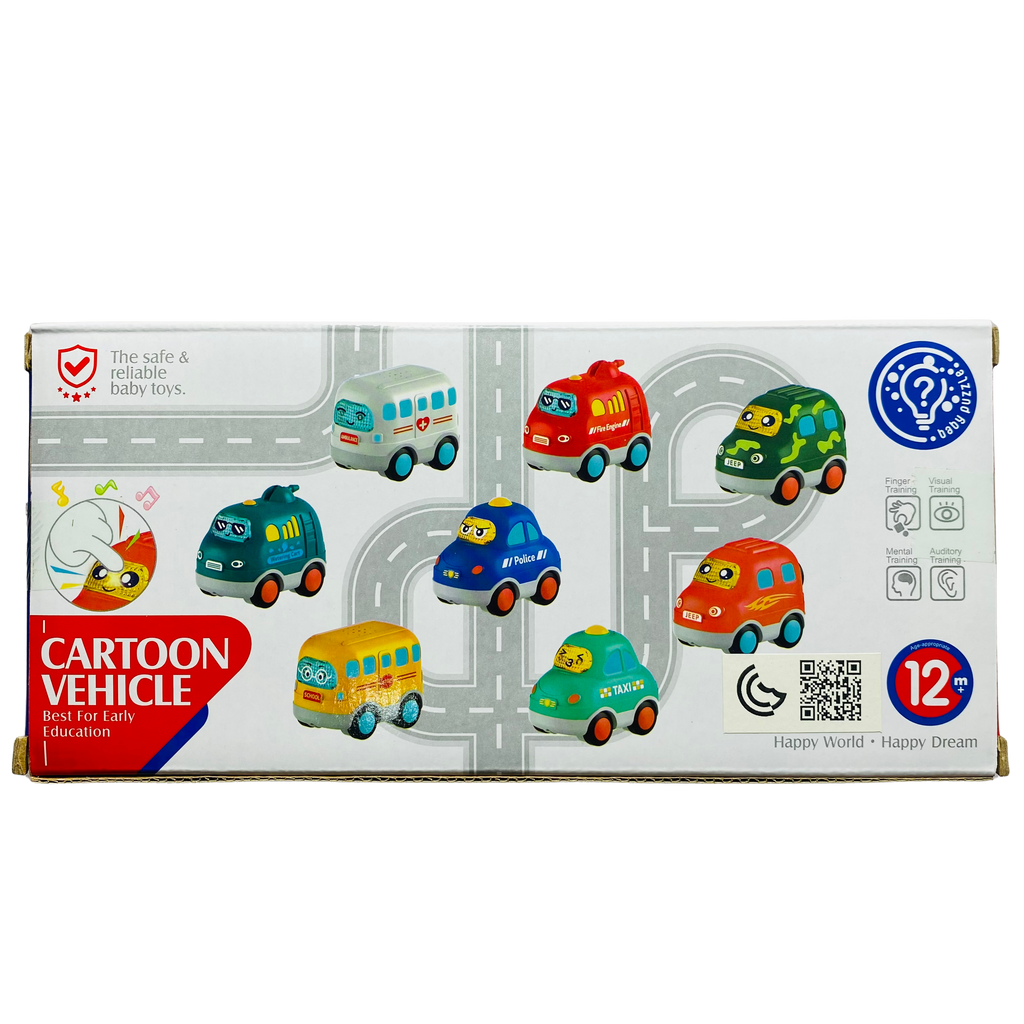 Cartoon Cars with Light & Sound