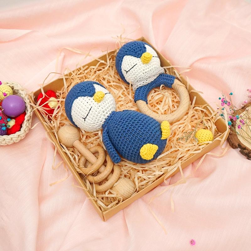 3-Piece Penguin Crochet Set