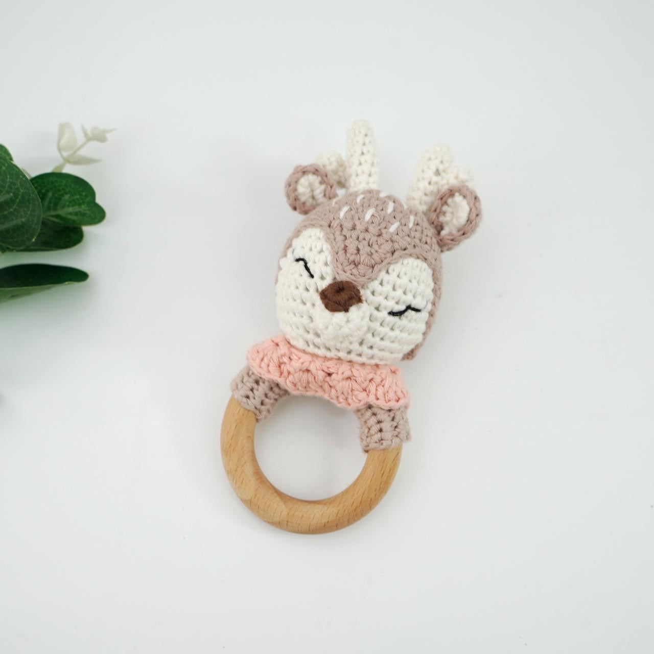 3 Piece Deer Crochet Set