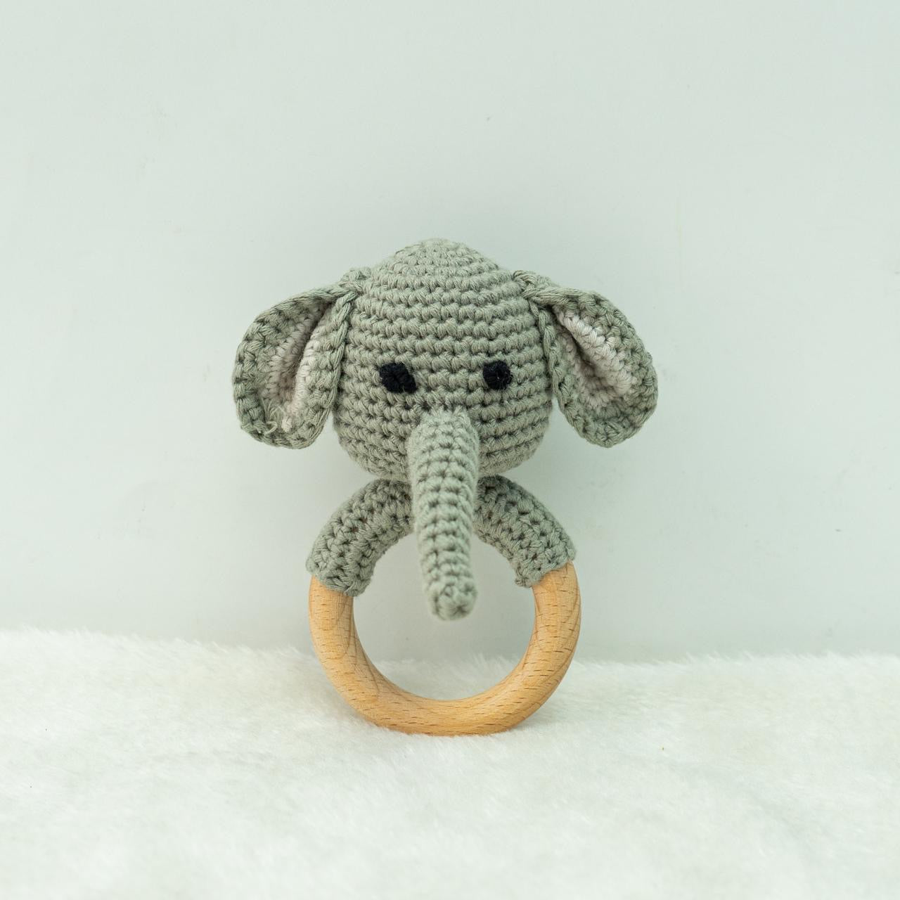 3 Piece Elephant Crochet Set