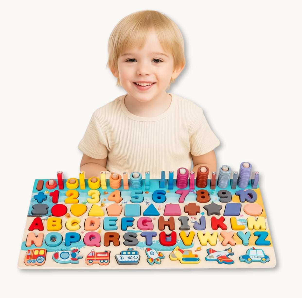 7 in 1 Wooden Montessori Puzzle Set