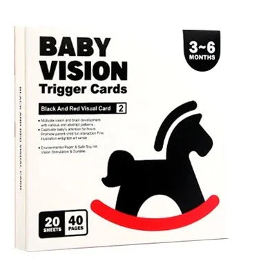 High-Contrast Baby Vision Cards 0m-3m & 3m-6m