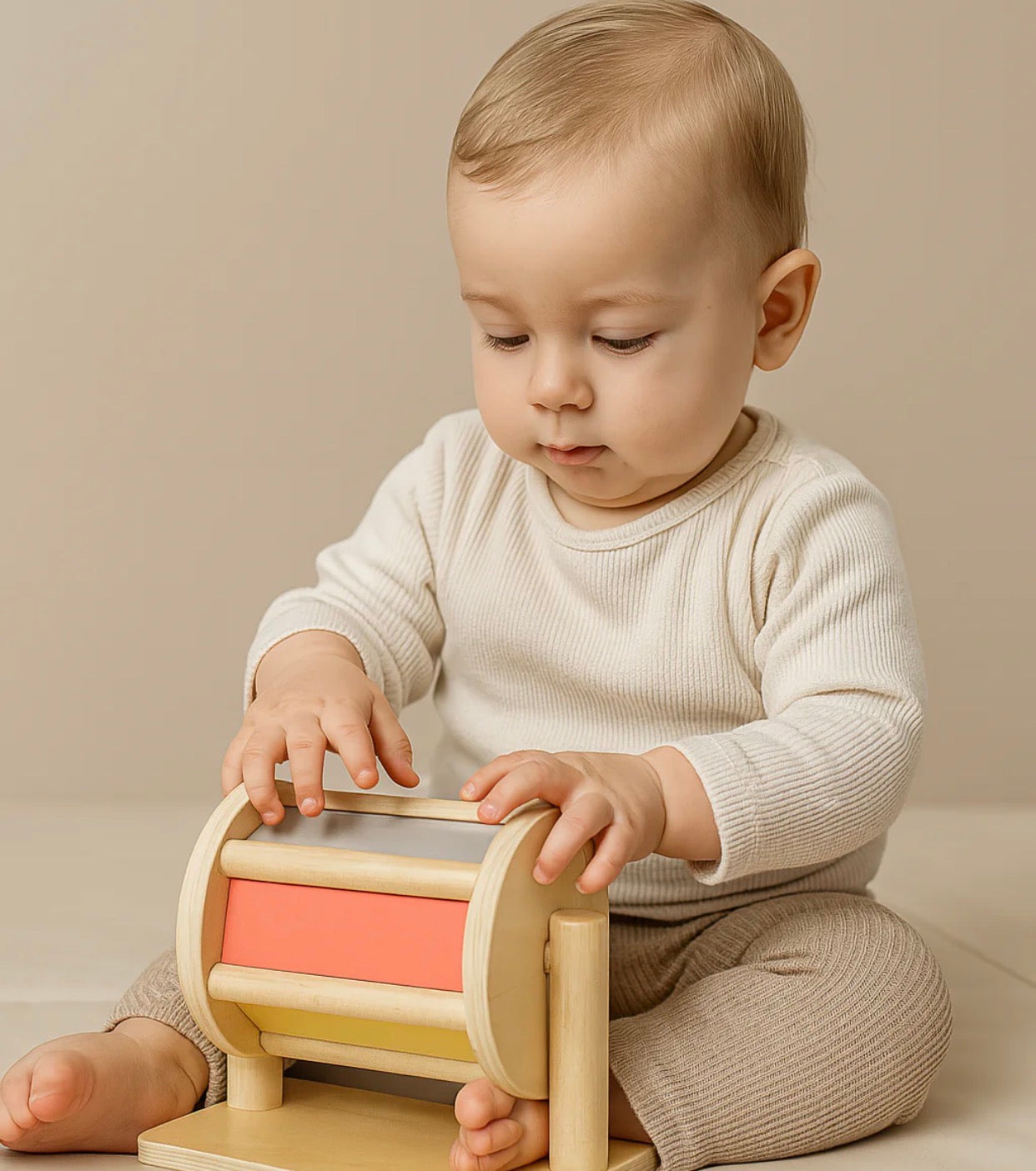 Wooden Spinning Drum