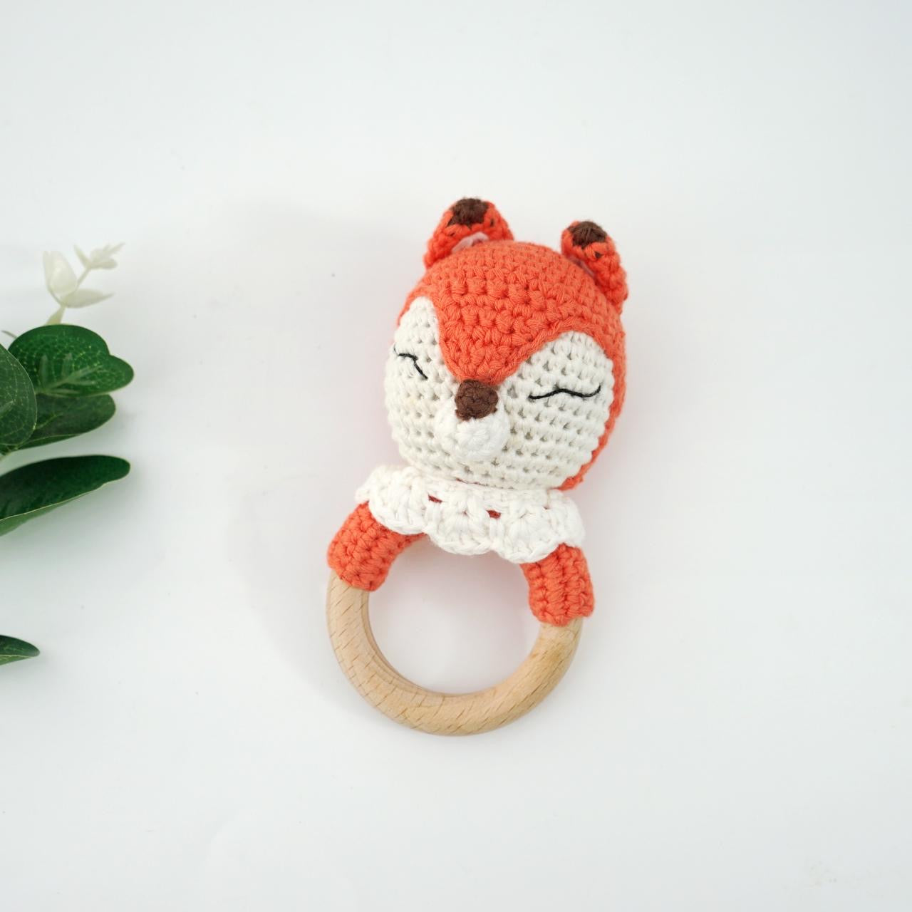 3 Piece Cute Fox Crochet Set