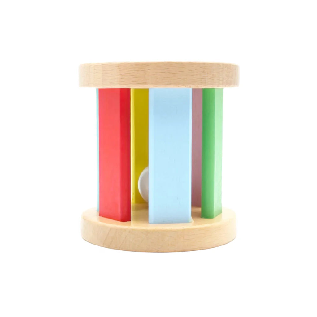 Wooden Rolling Rattle