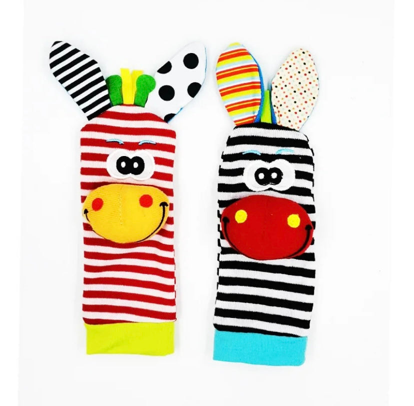 Sensory Rattle Socks & Wristbands Set