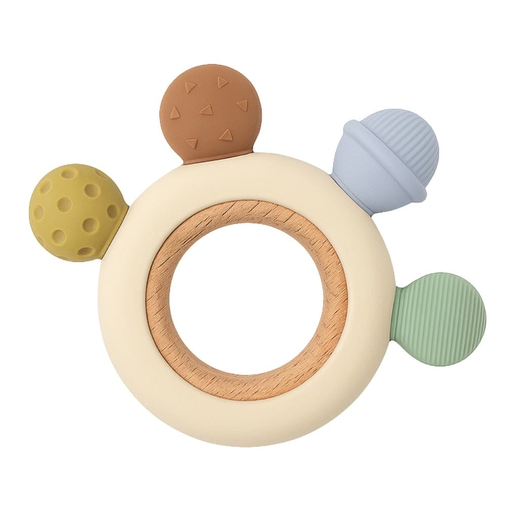 Sweet Wooden Silicone Teether