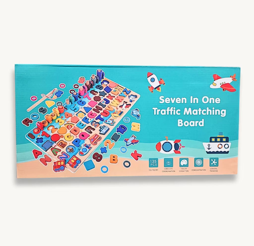 7 in 1 Wooden Montessori Puzzle Set