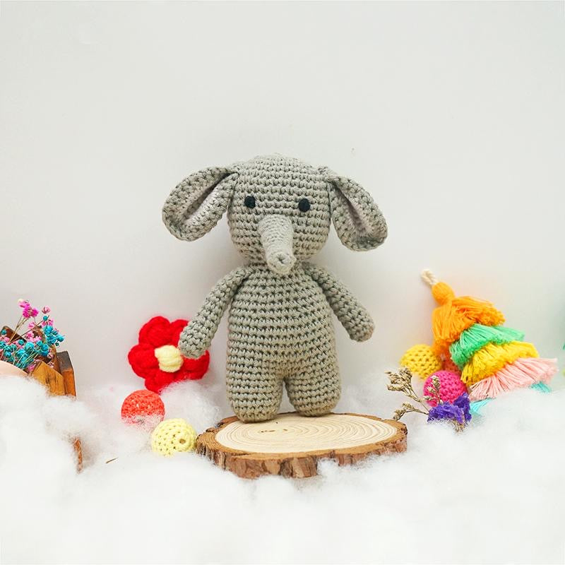 3 Piece Elephant Crochet Set