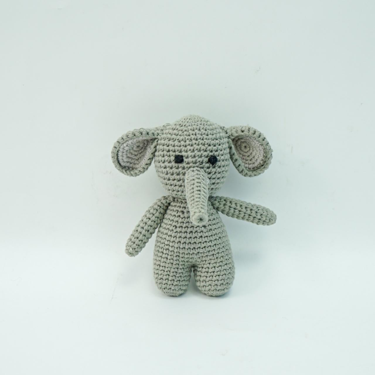 3 Piece Elephant Crochet Set
