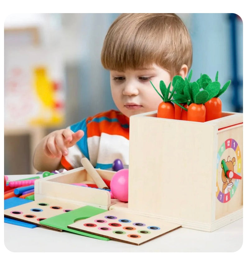 6-in-1 Montessori Sensory Activity Board