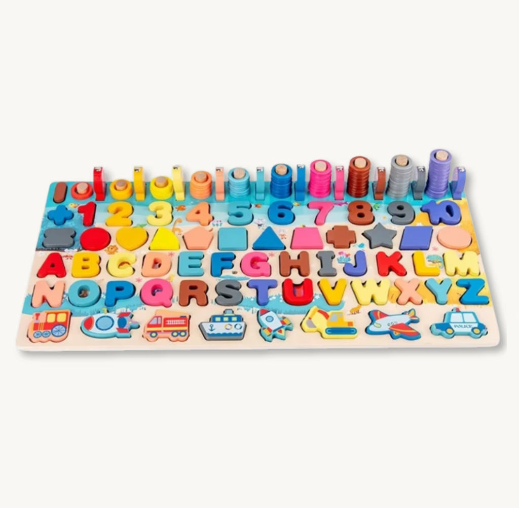 7 in 1 Wooden Montessori Puzzle Set
