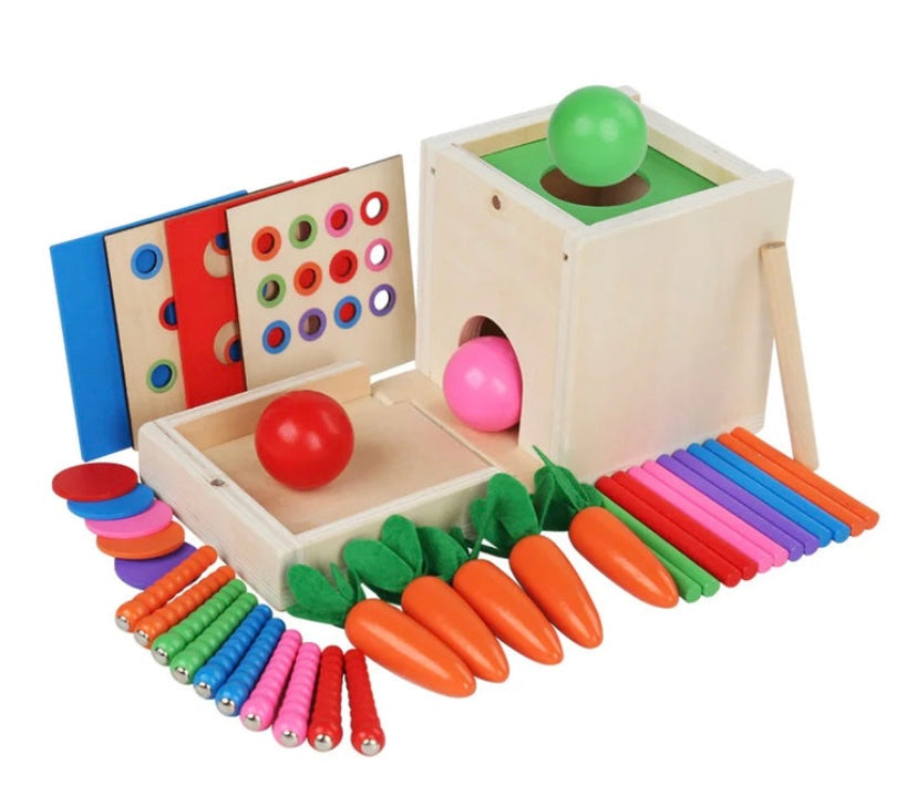 6-in-1 Montessori Sensory Activity Board