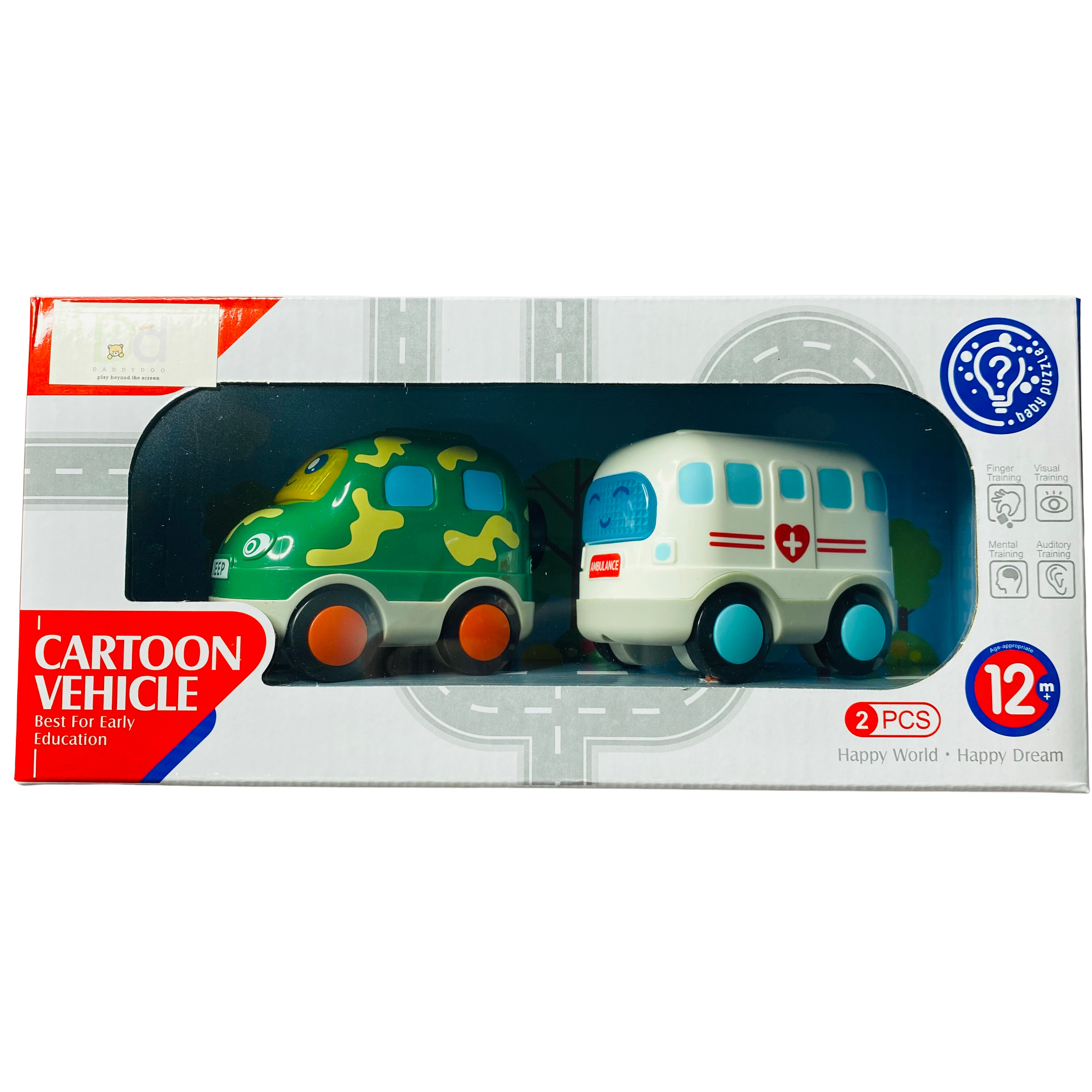 Cartoon Cars with Light & Sound