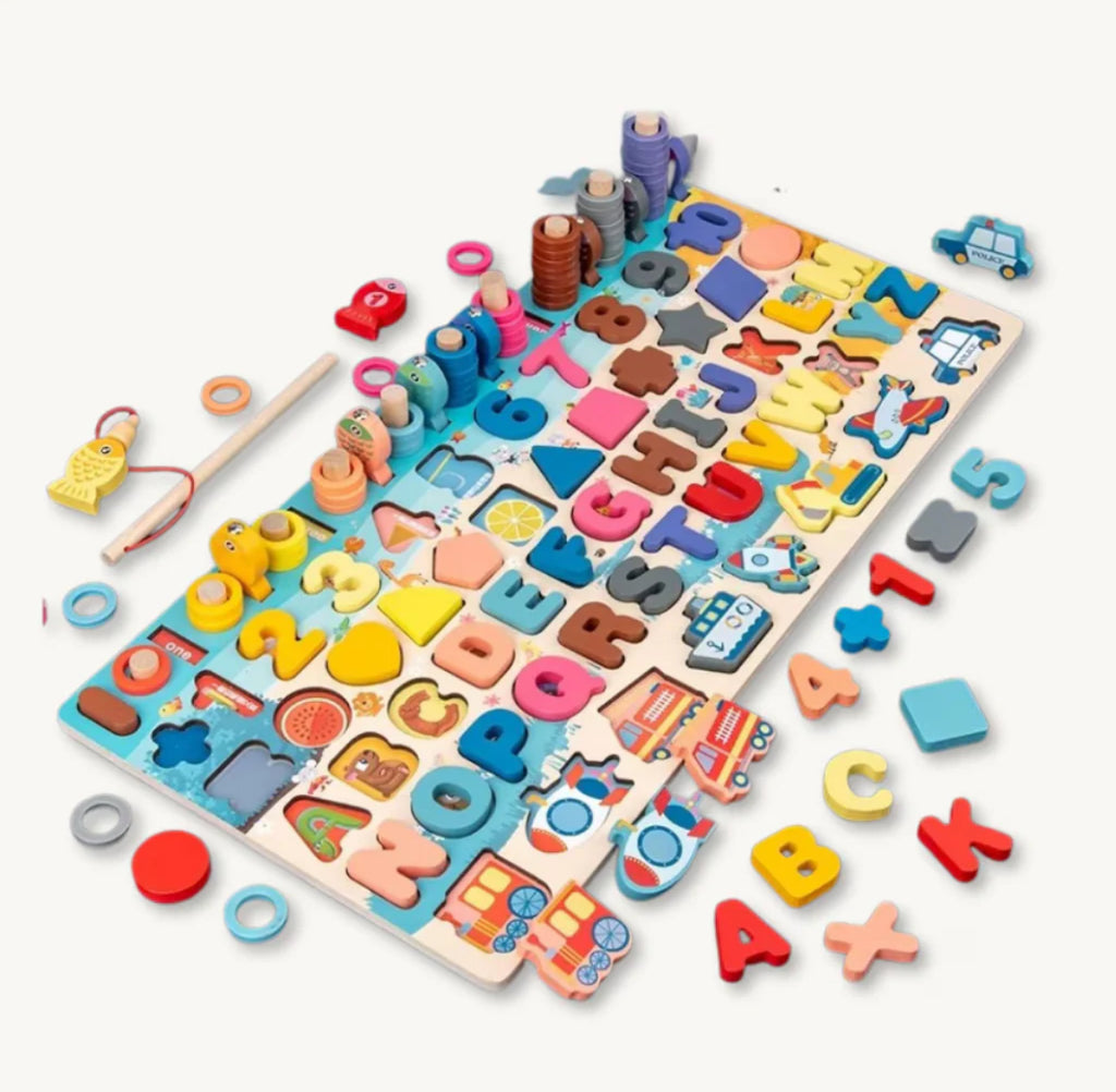 7 in 1 Wooden Montessori Puzzle Set