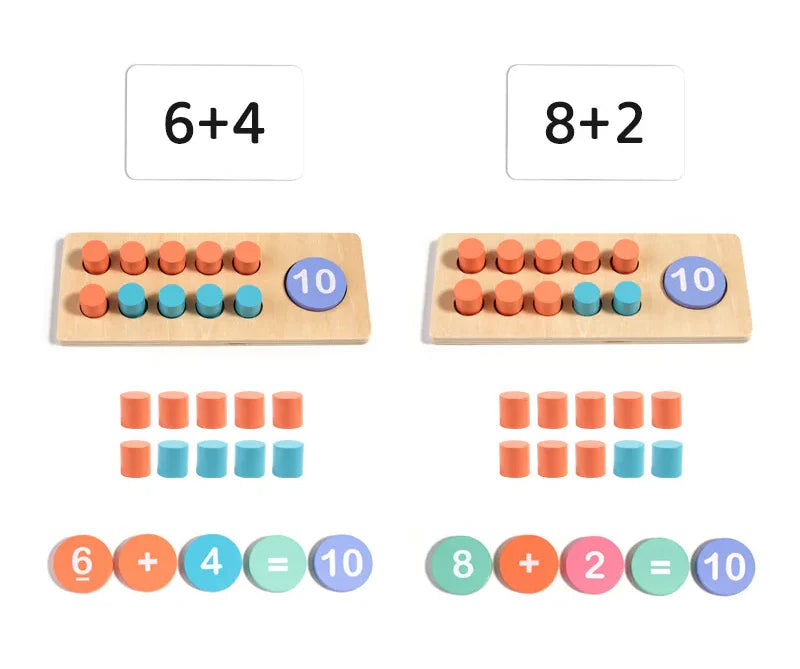Ten Frame Math Learning Set