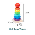 Rainbow Tower Stacking Ring