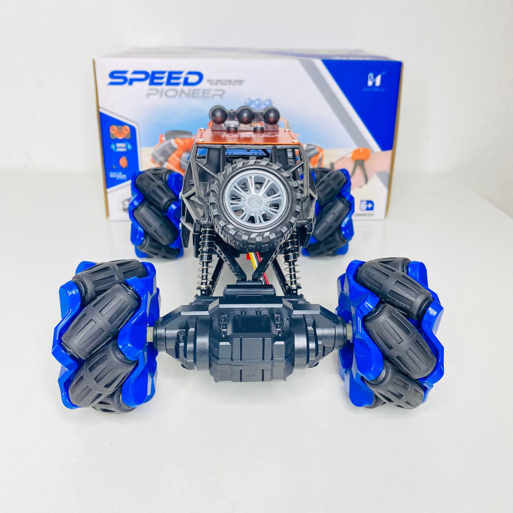 Remote Control Powerful Climber 4WD Control Stunt Car – Dual Control Off-Road Vehicle with 360° Rotation, Side Drift, and Rechargeable Battery RC Car
