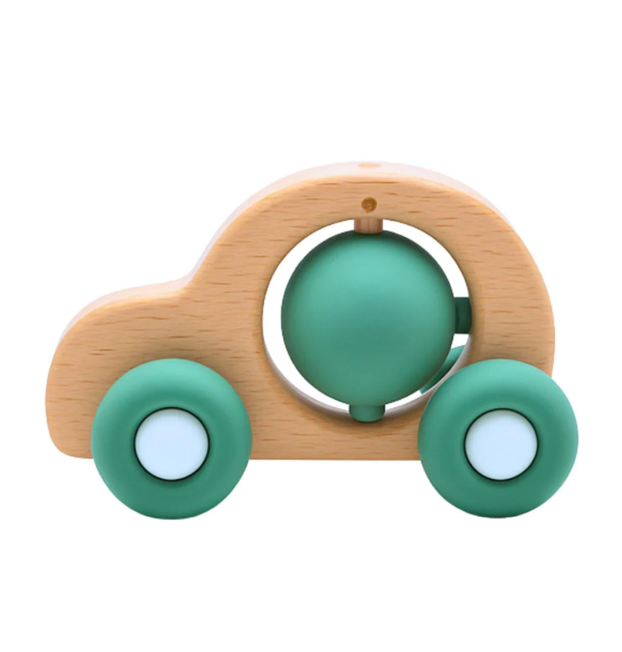 Wooden Silicone Car for Babies
