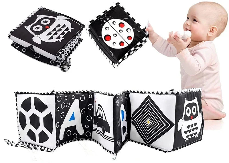 Black & White Visual Stimulation Cloth Book