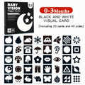 High-Contrast Baby Vision Cards 0m-3m & 3m-6m