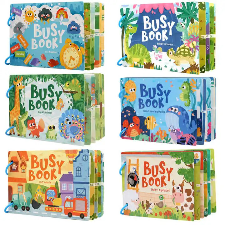 Busy Books - Set of 6  Activity books